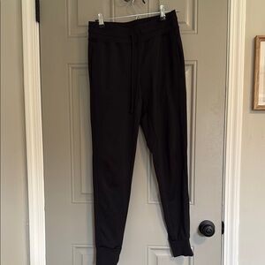 Casual Black Drawstring Joggers